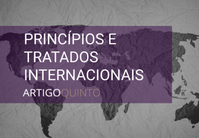 PRINCÍPIOS E TRATADOS INTERNACIONAIS